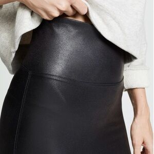 Spanx Faux Leather Pencil Skirt